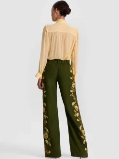 AKERS EMBROIDERED PANT
