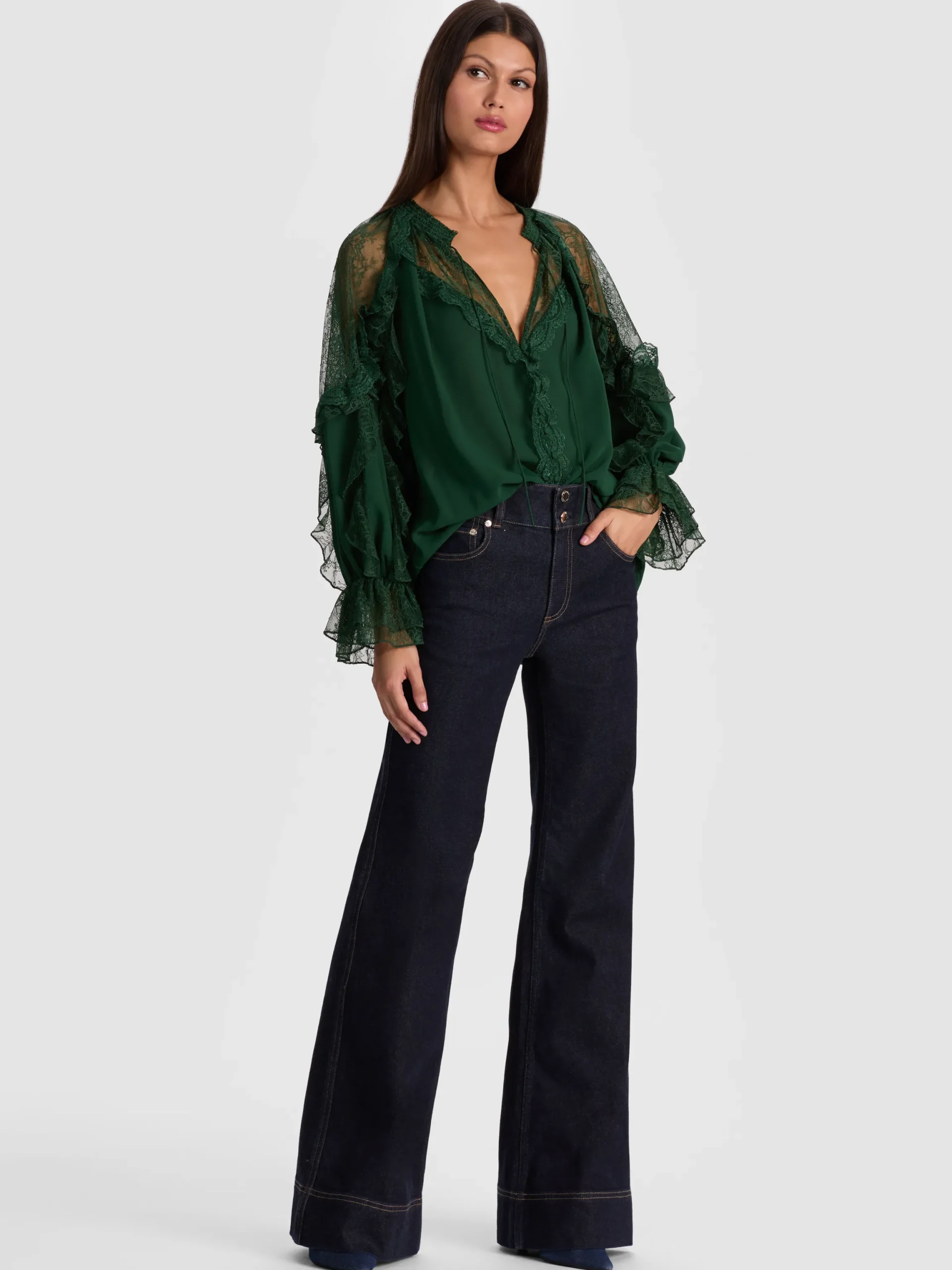 ALEENA LACE BLOUSE