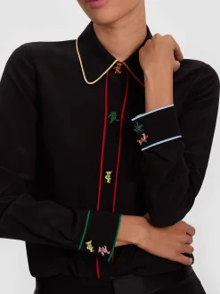 A+O X GRATEFUL DEAD WILLA BLOUSE