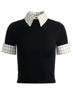 ASTER COLLARED PULLOVER
