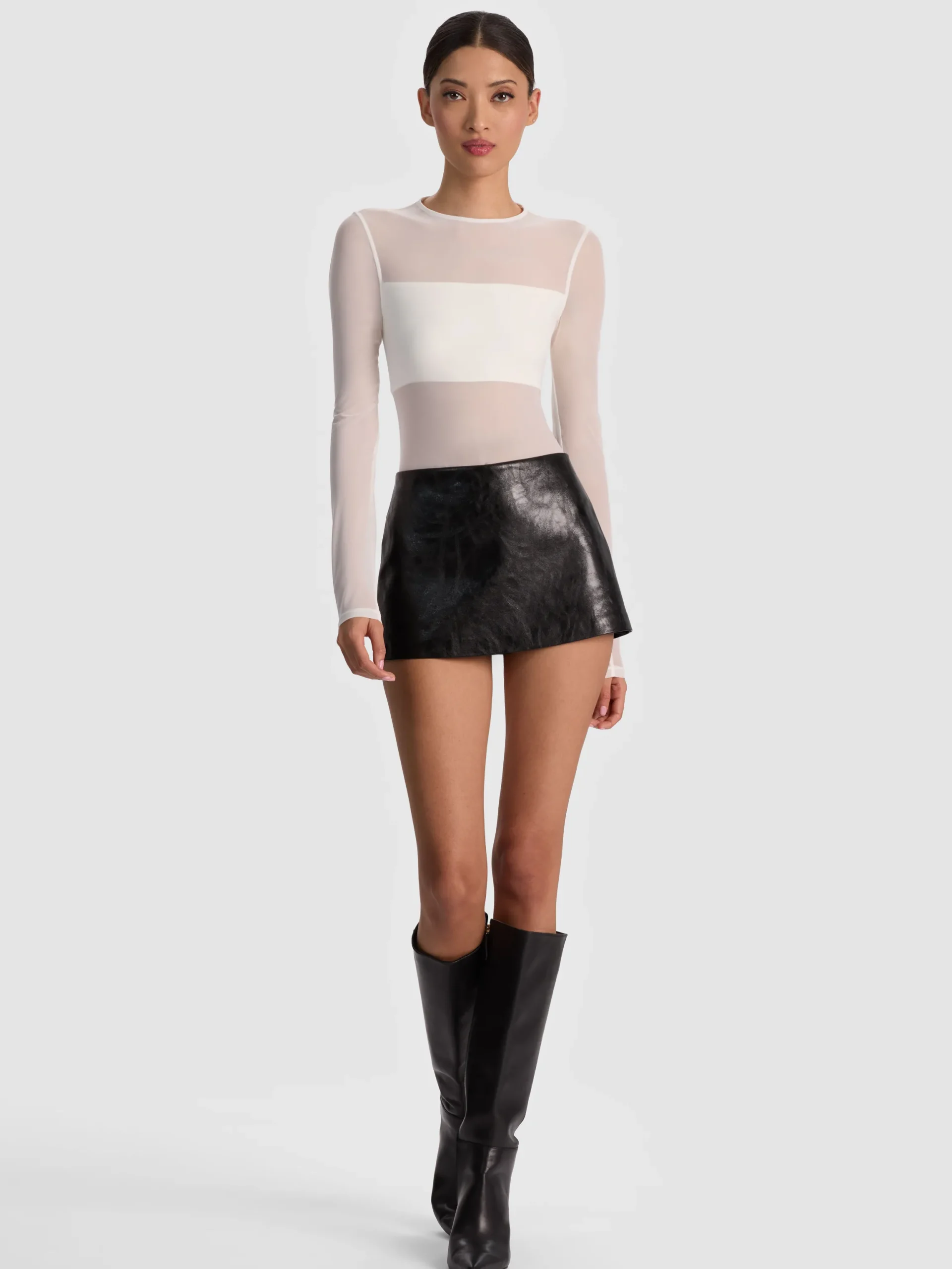 BANDEAU LONG SLEEVE BODYSUIT