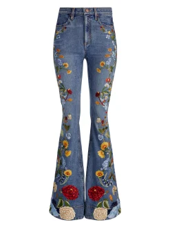 BEAUTIFUL EMBROIDERED JEAN