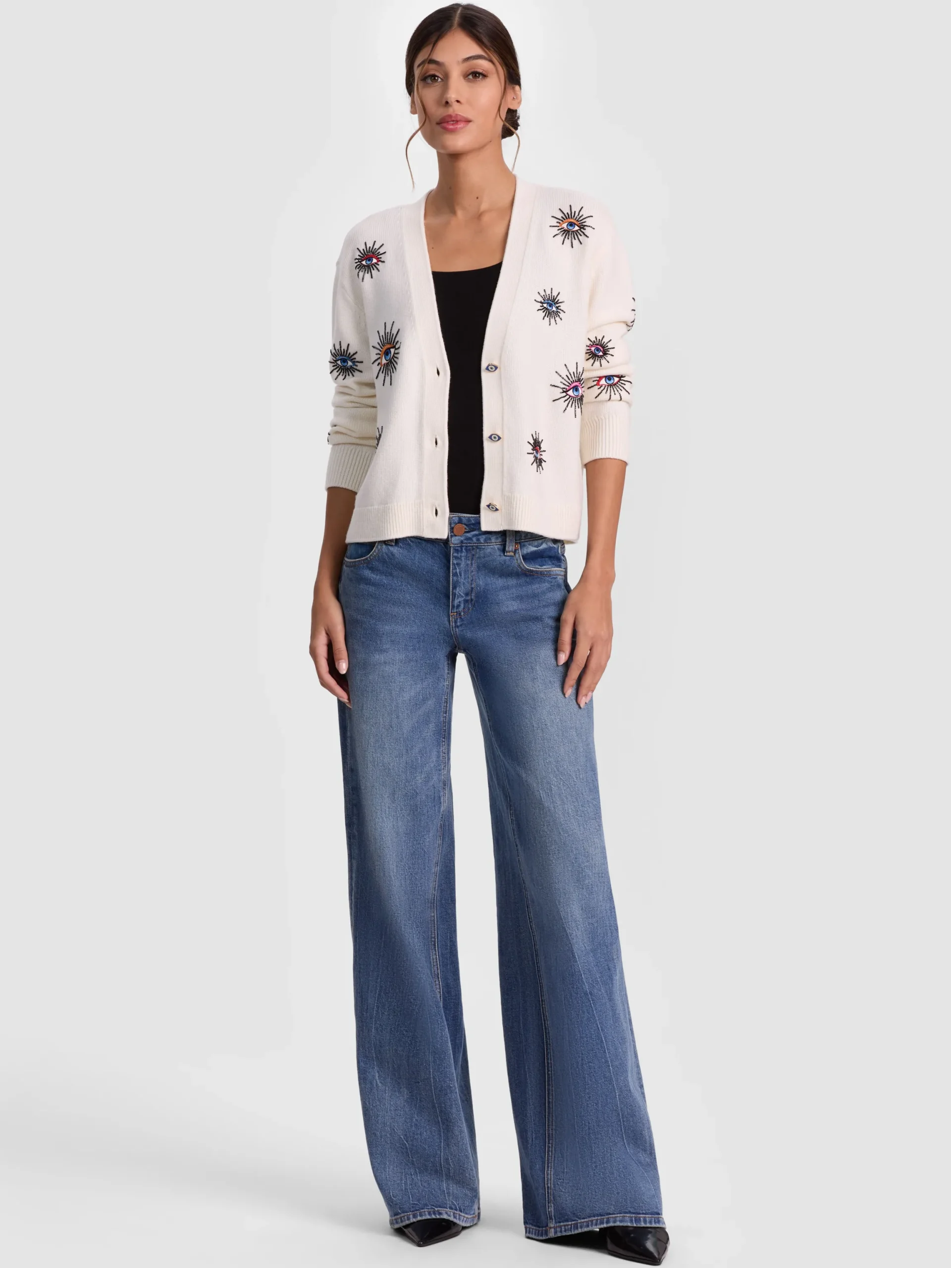 BRADLEY SHORT EMBELLISHED CARDIGAN
