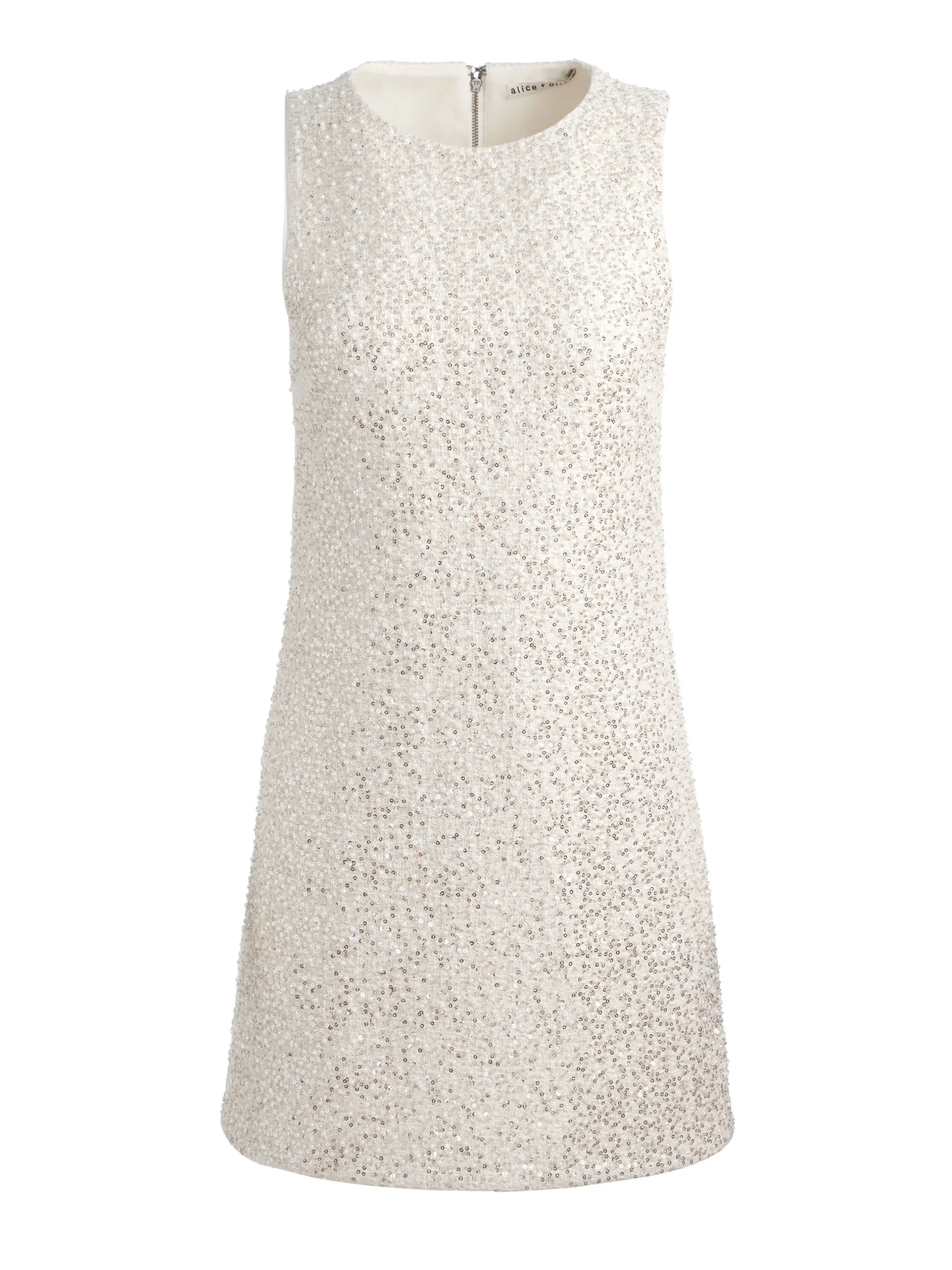 CADE EMBELLISHED TWEED MINI DRESS
