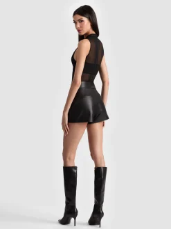 CADY LEATHER SHORT