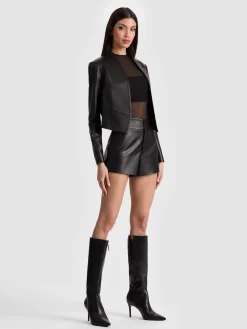CADY LEATHER SHORT