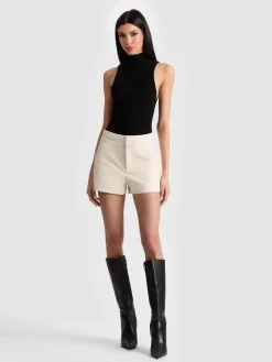 CADY LEATHER SHORT