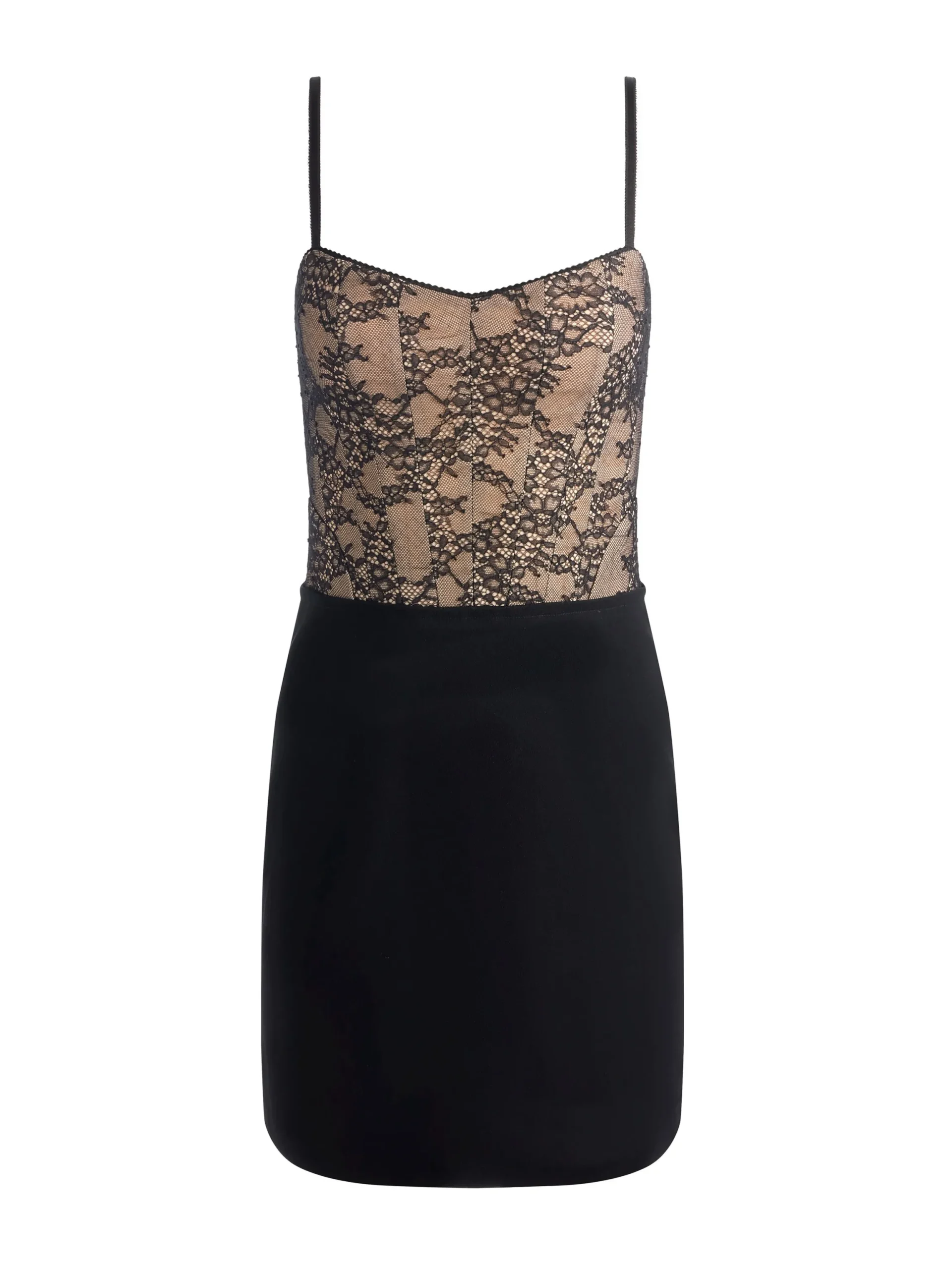 CARLA LACE CORSET MINI DRESS