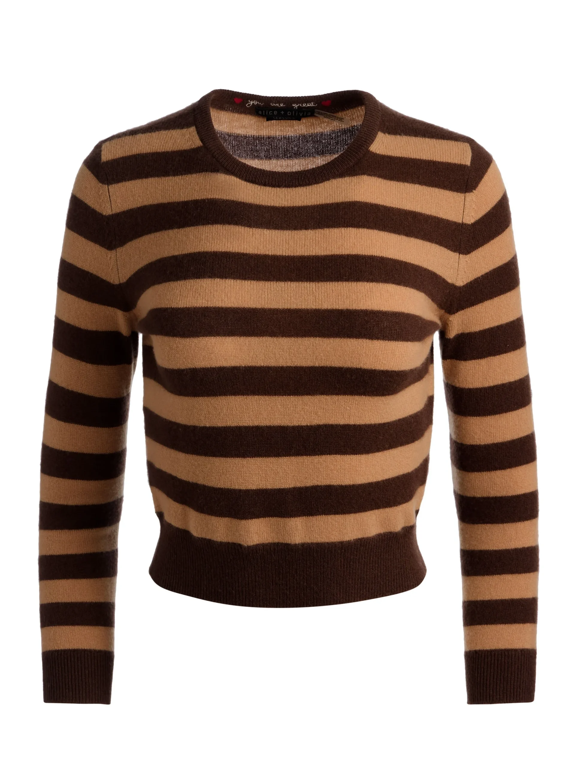 CAROLANN CASHMERE SHRUNKEN PULLOVER