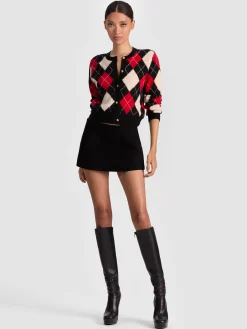 CAROLEE ARGYLE CARDIGAN