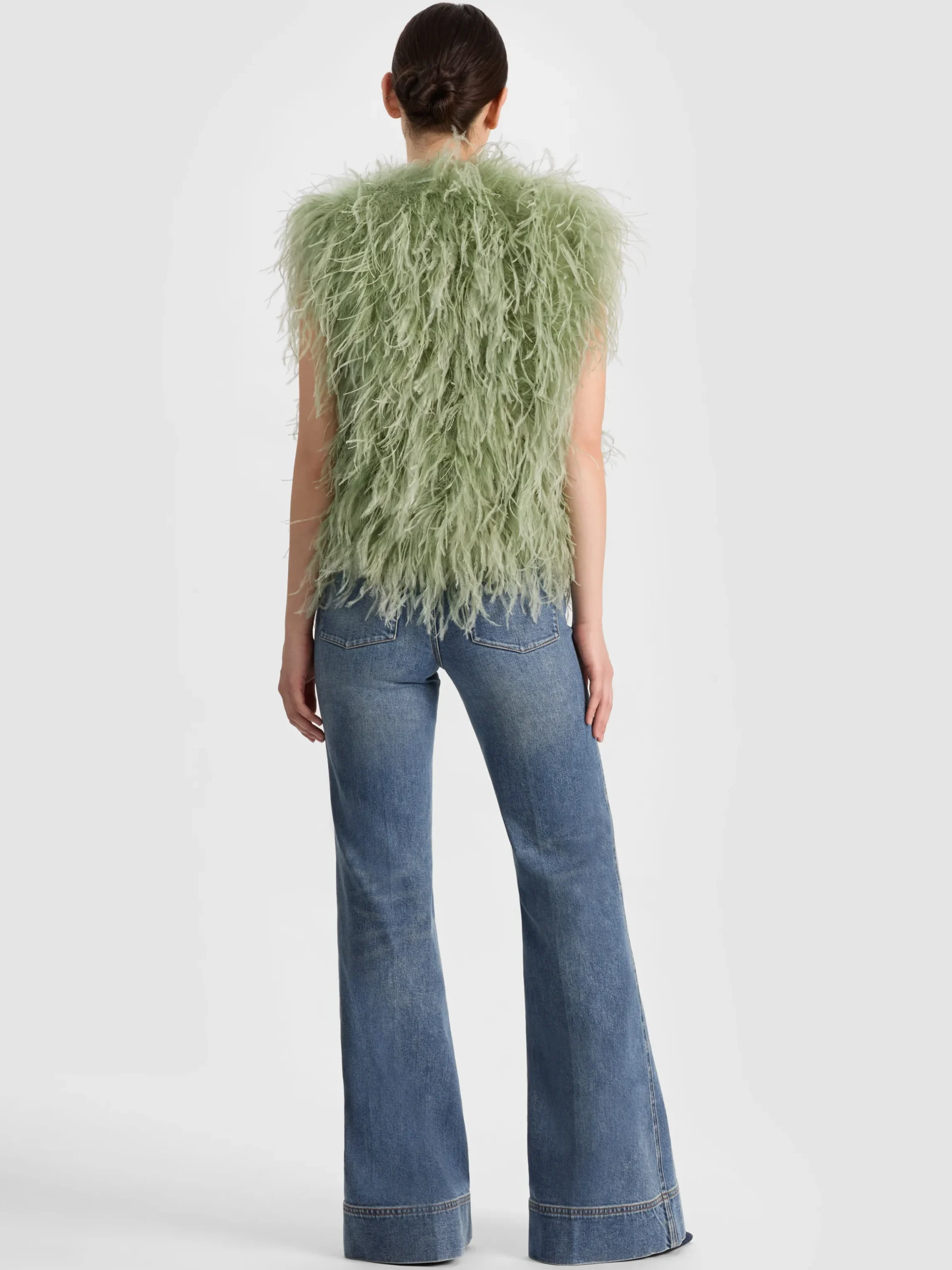 CHANDA FEATHERED VEST