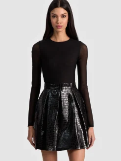 CHARA VEGAN MINI DRESS