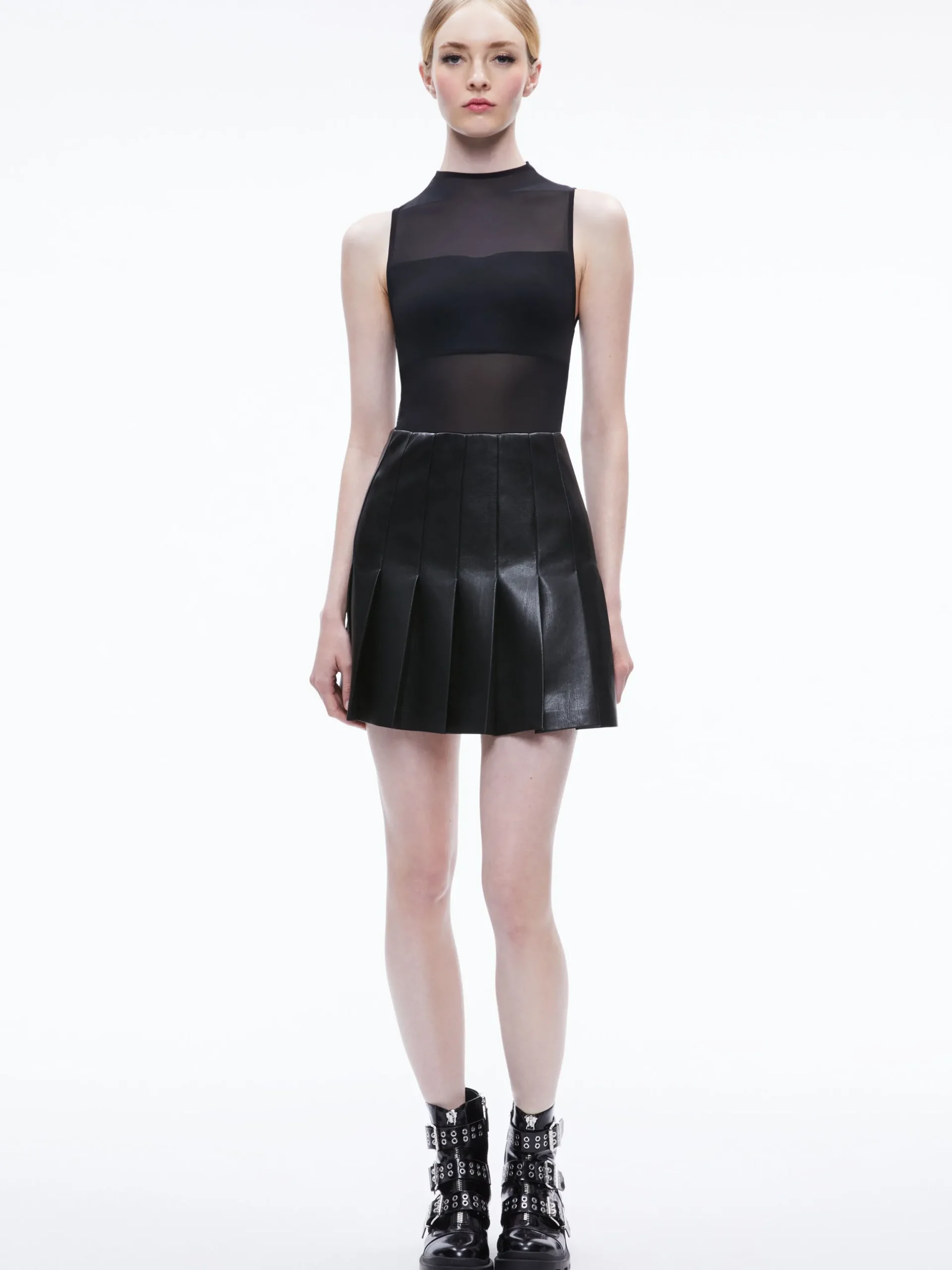 CHARA VEGAN MINI DRESS