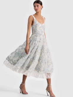 CHARLOTTE LACE MIDI DRESS