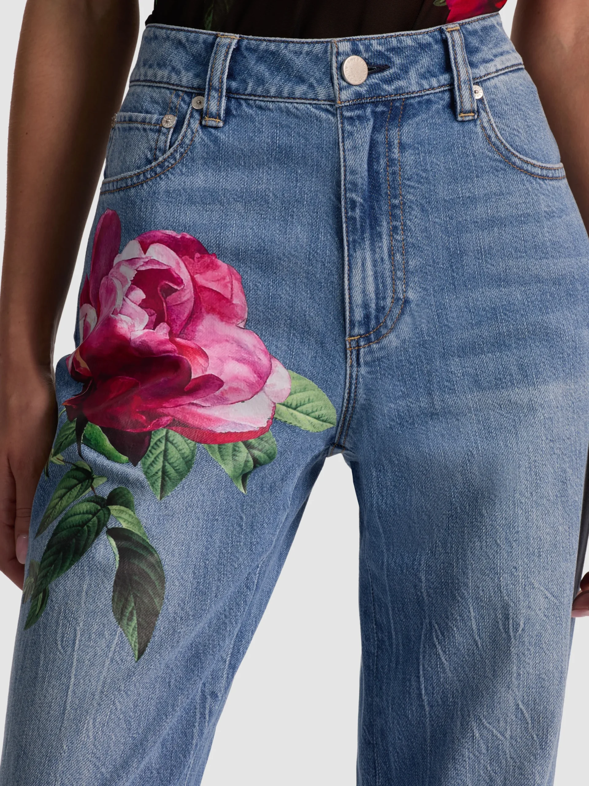 CHIC PRINTED JEAN