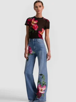 CHIC PRINTED JEAN