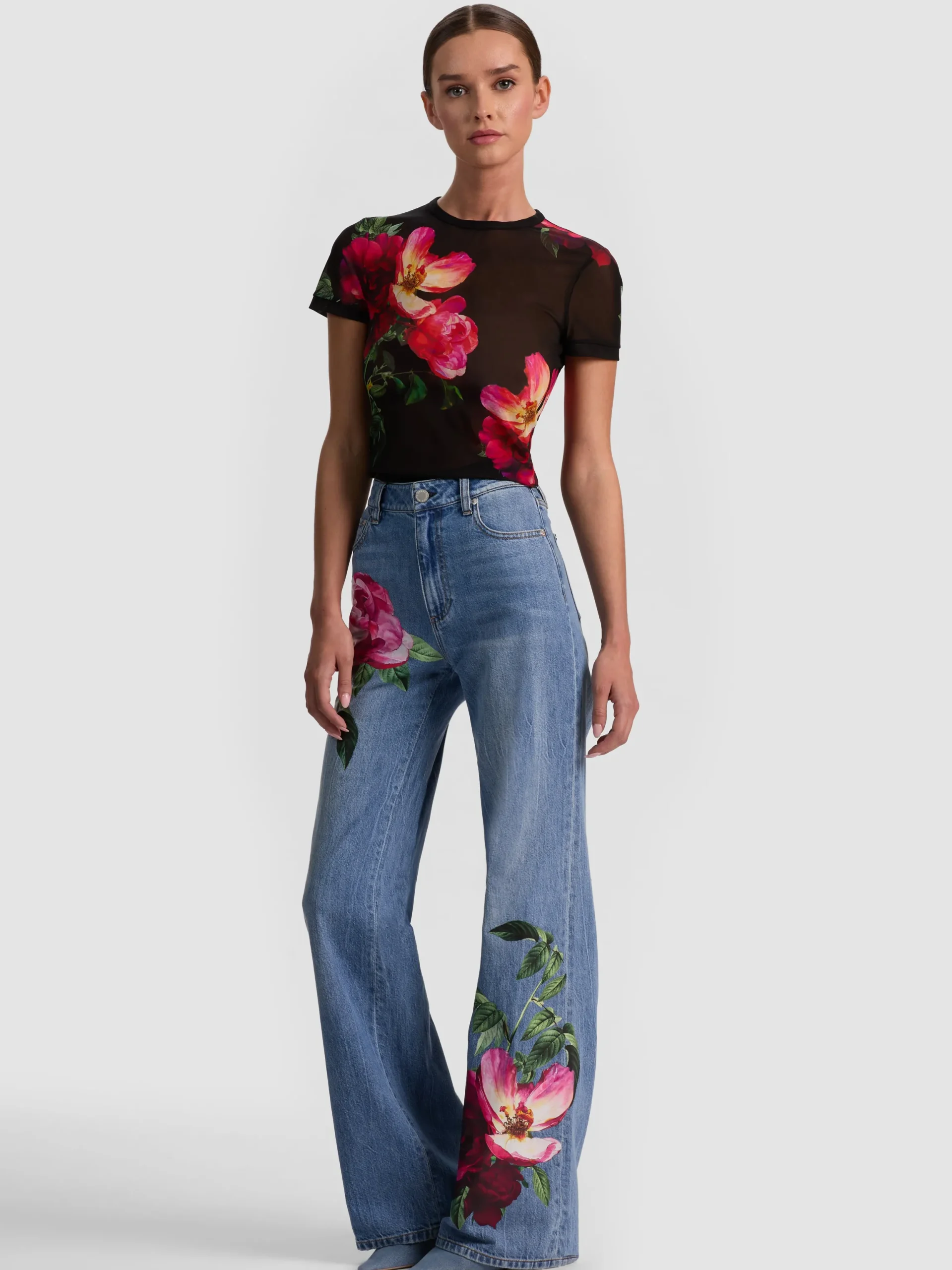 CHIC PRINTED JEAN
