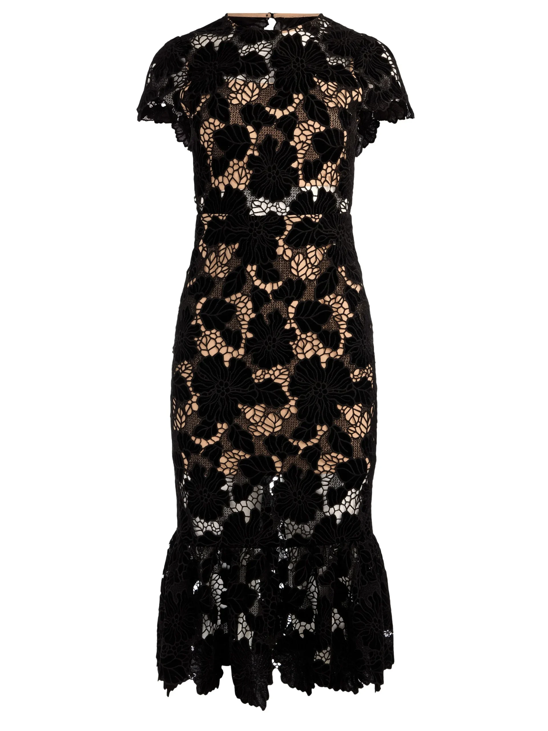 CLOVER OPEN BACK MIDI DRESS