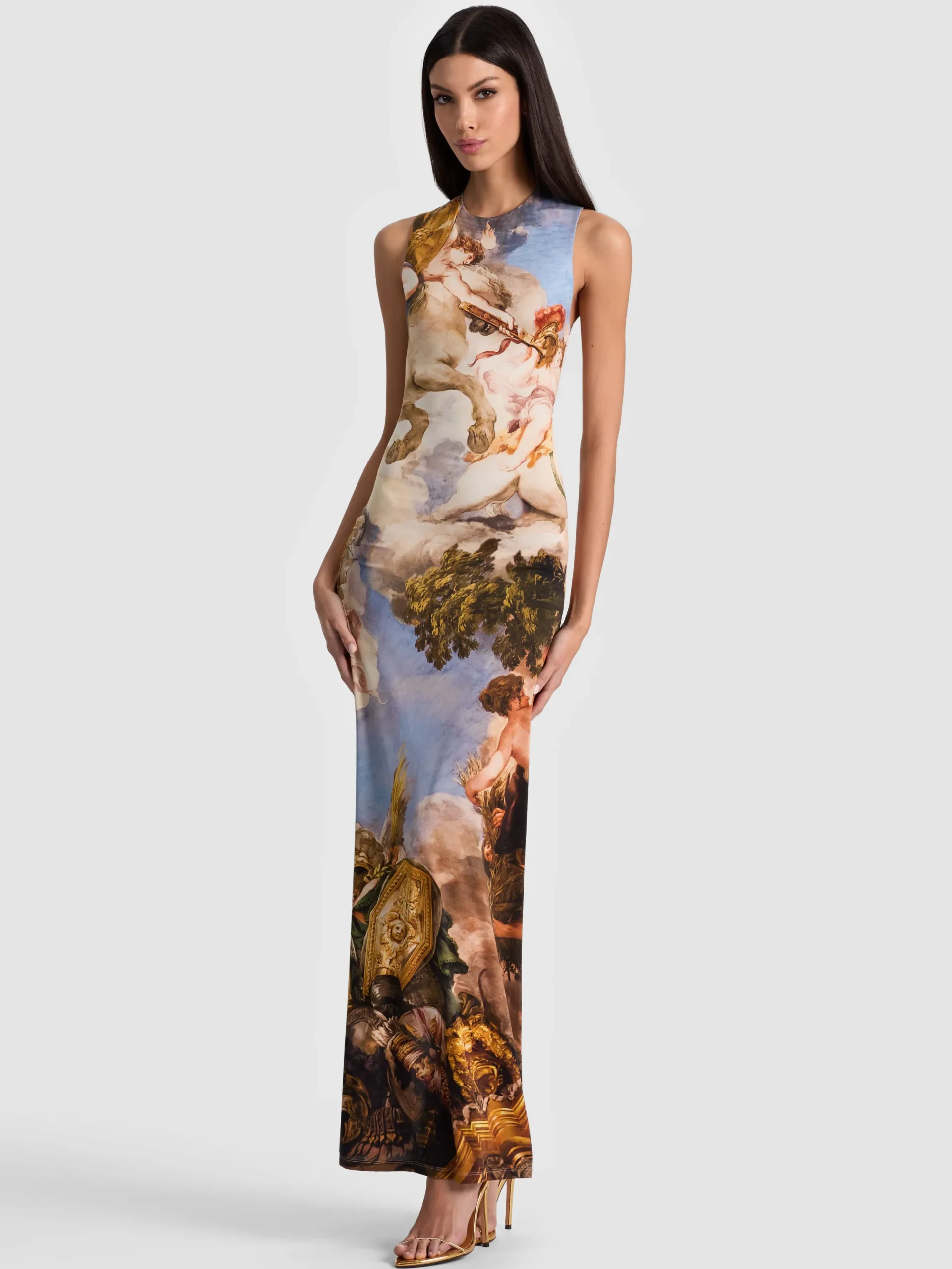 DELORA OPEN BACK MAXI DRESS