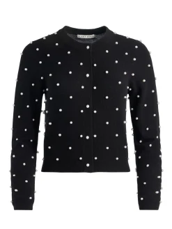 DOLLIE EMBELLISHED CASHMERE CARDIGAN