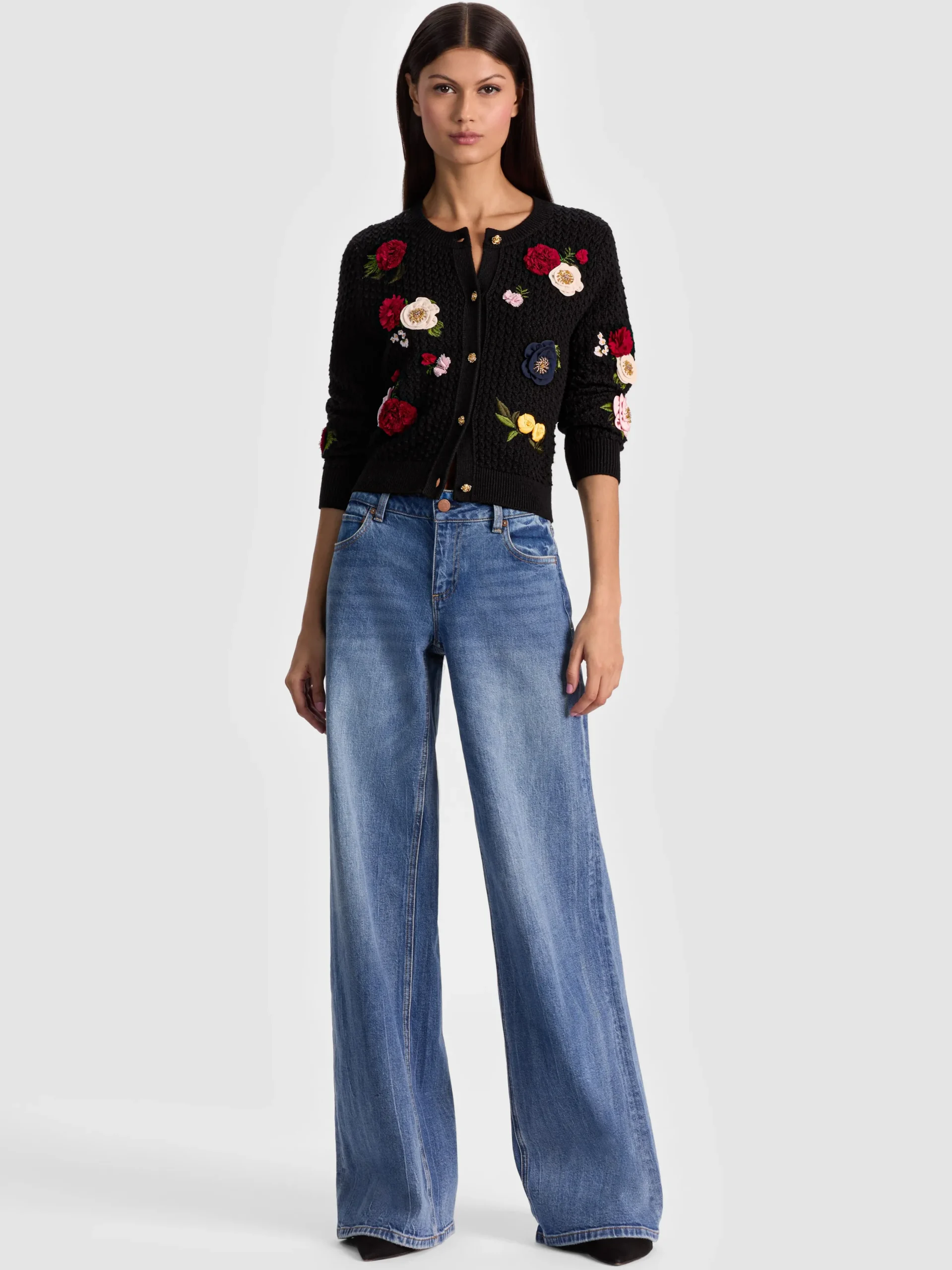 DOLLIE FLORAL CARDIGAN