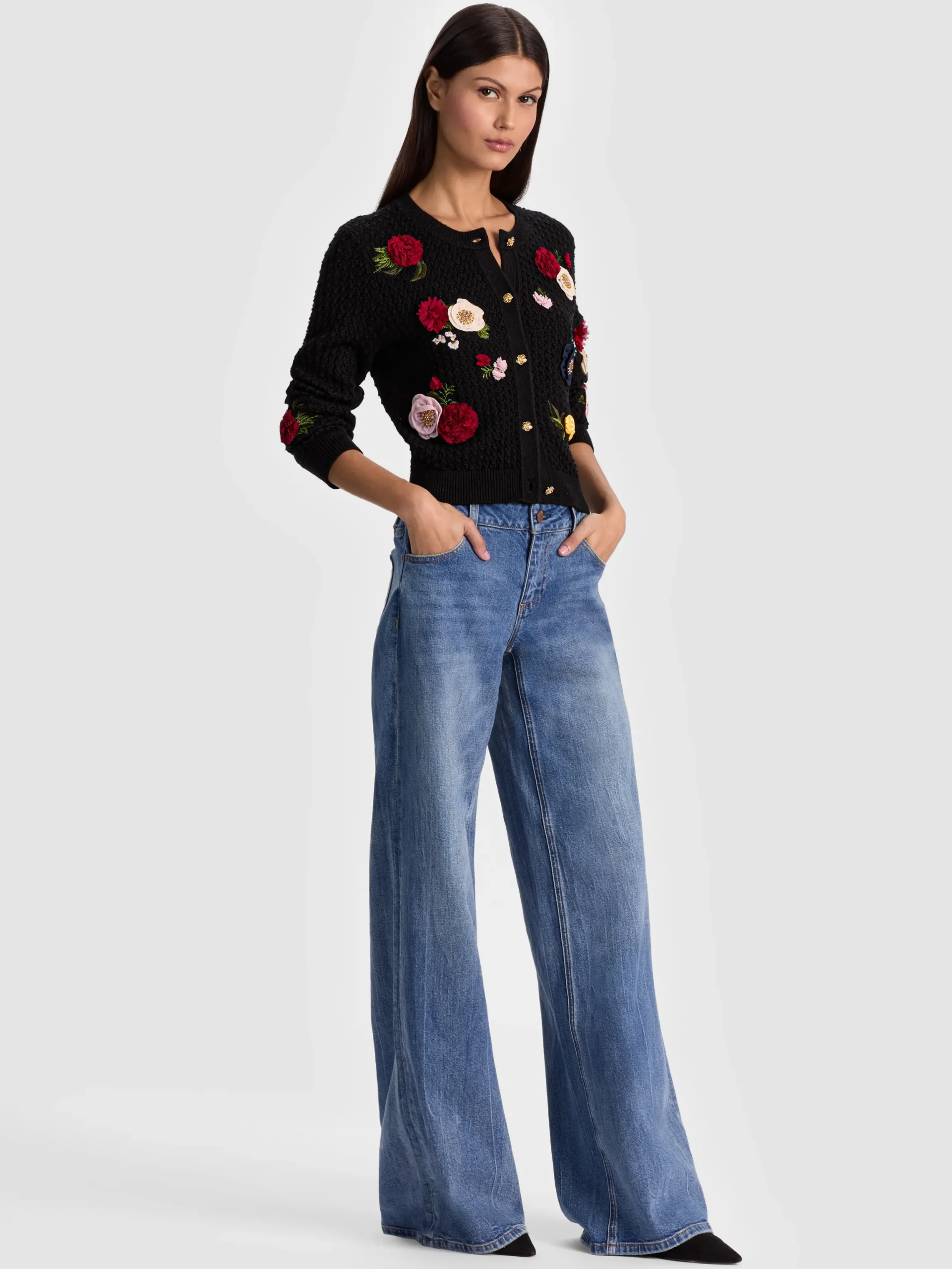 DOLLIE FLORAL CARDIGAN