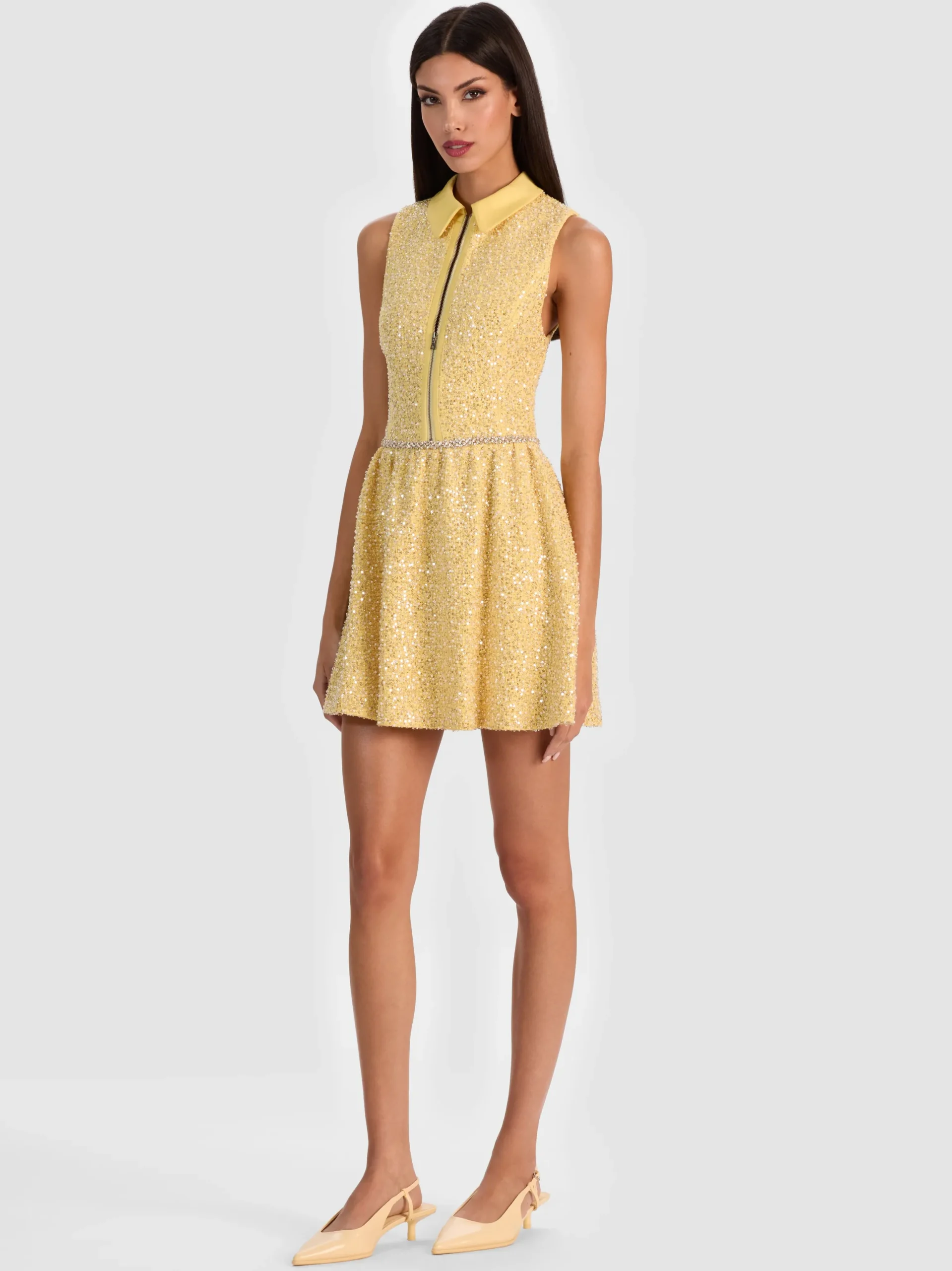 ELLIS EMBELLISHED MINI DRESS
