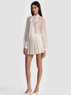 EMILIE TWEED MINI SKIRT