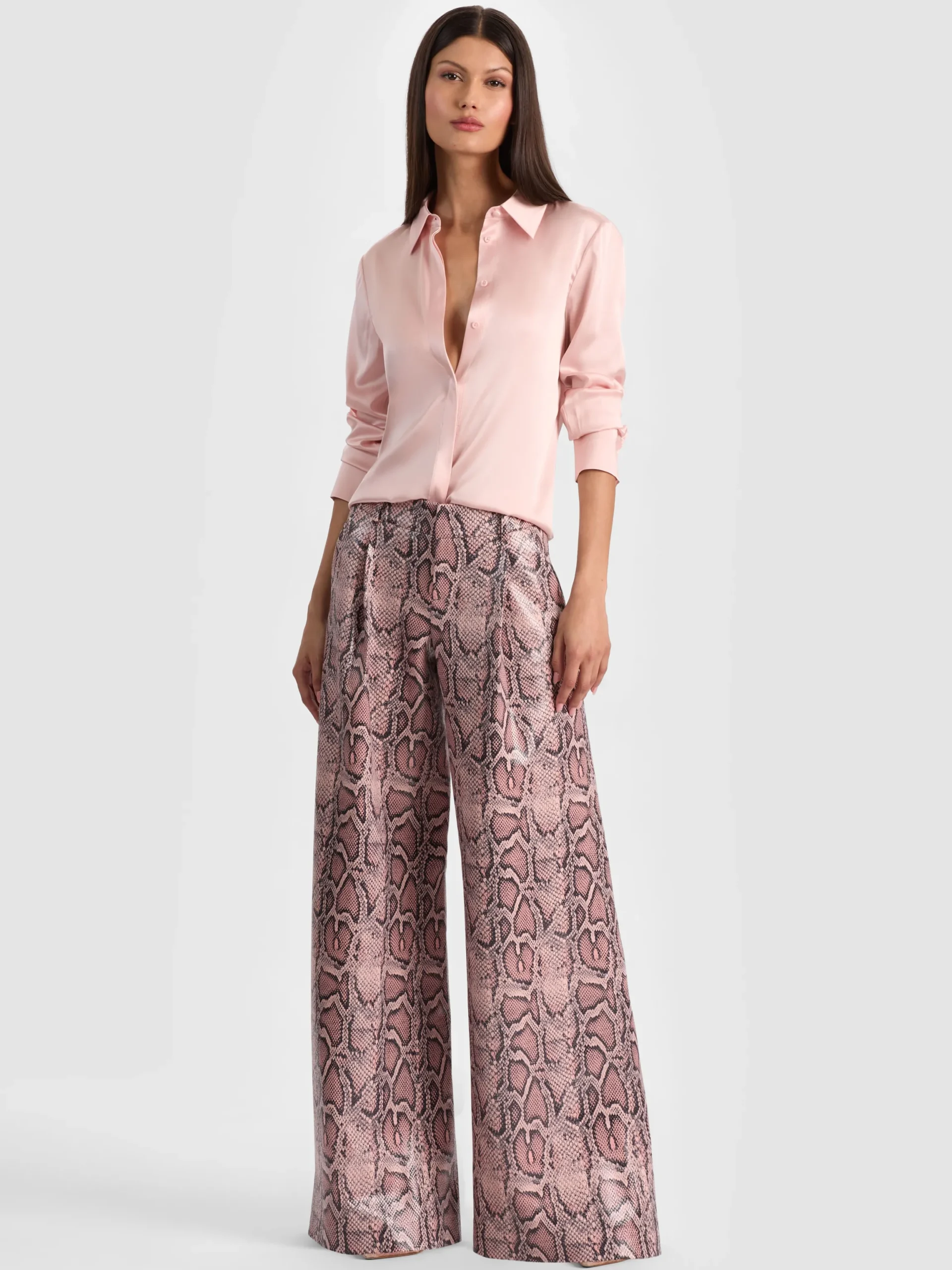 ERIC VEGAN SNAKESKIN PANT