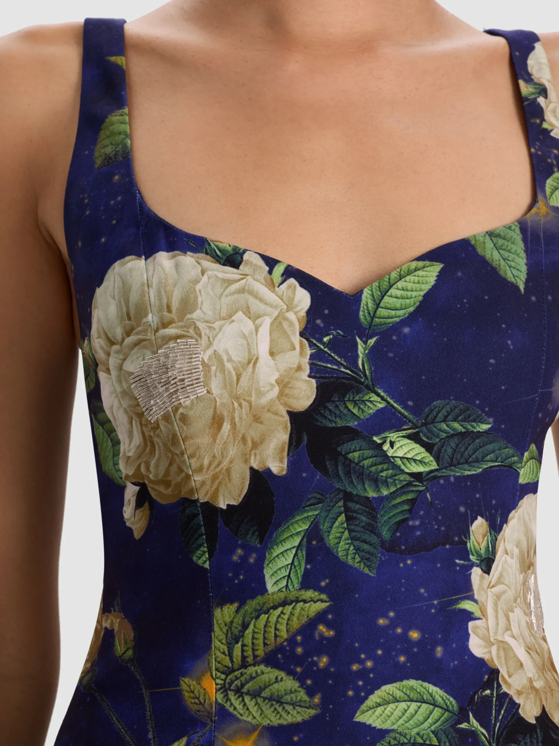 EVE EMBELLISHED MINI DRESS