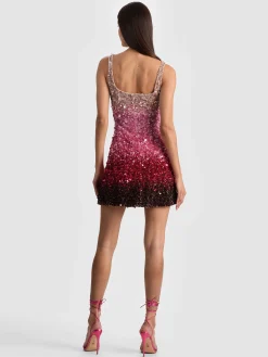 EVE EMBELLISHED MINI DRESS