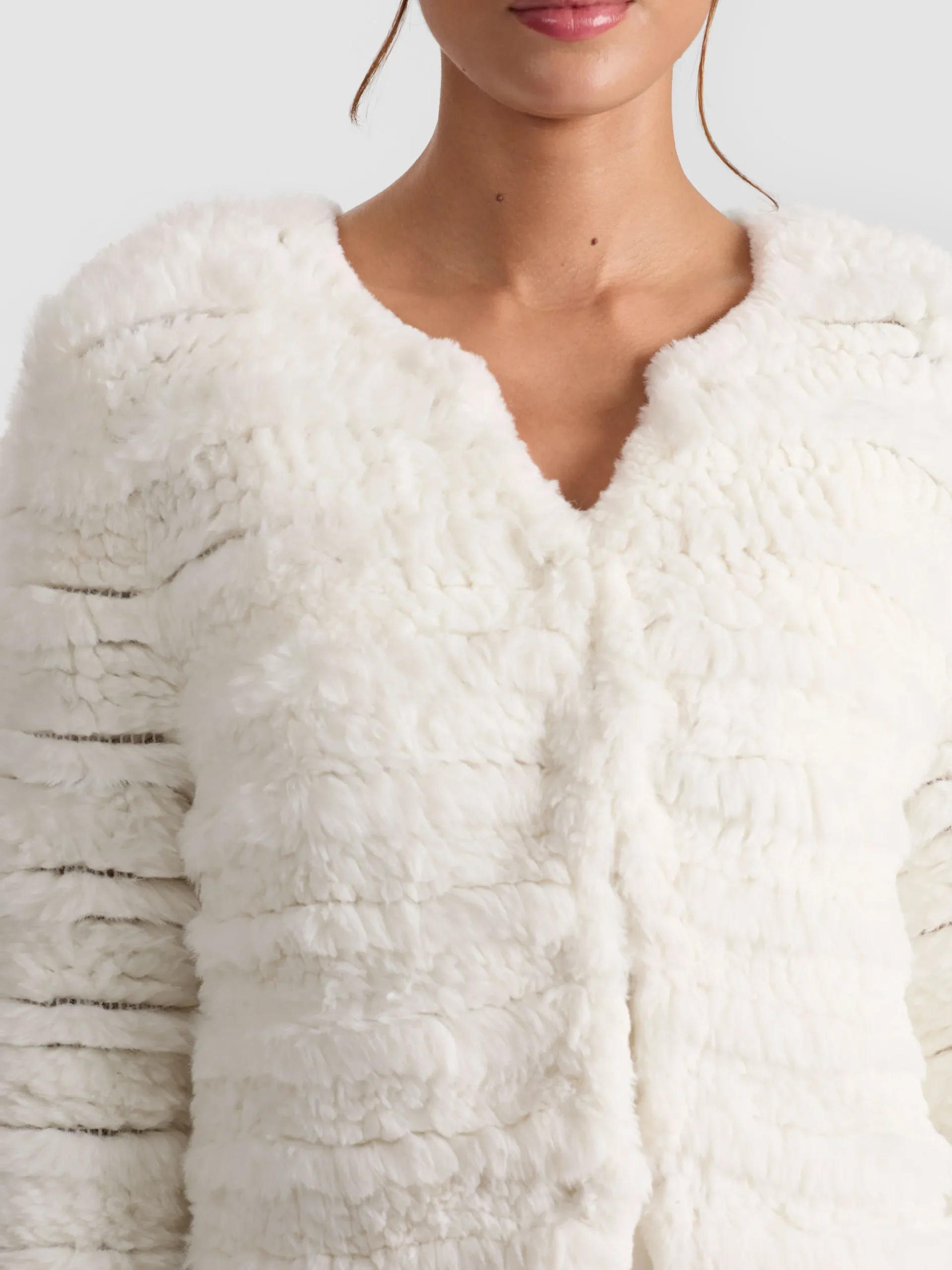 FAWN FAUX FUR JACKET