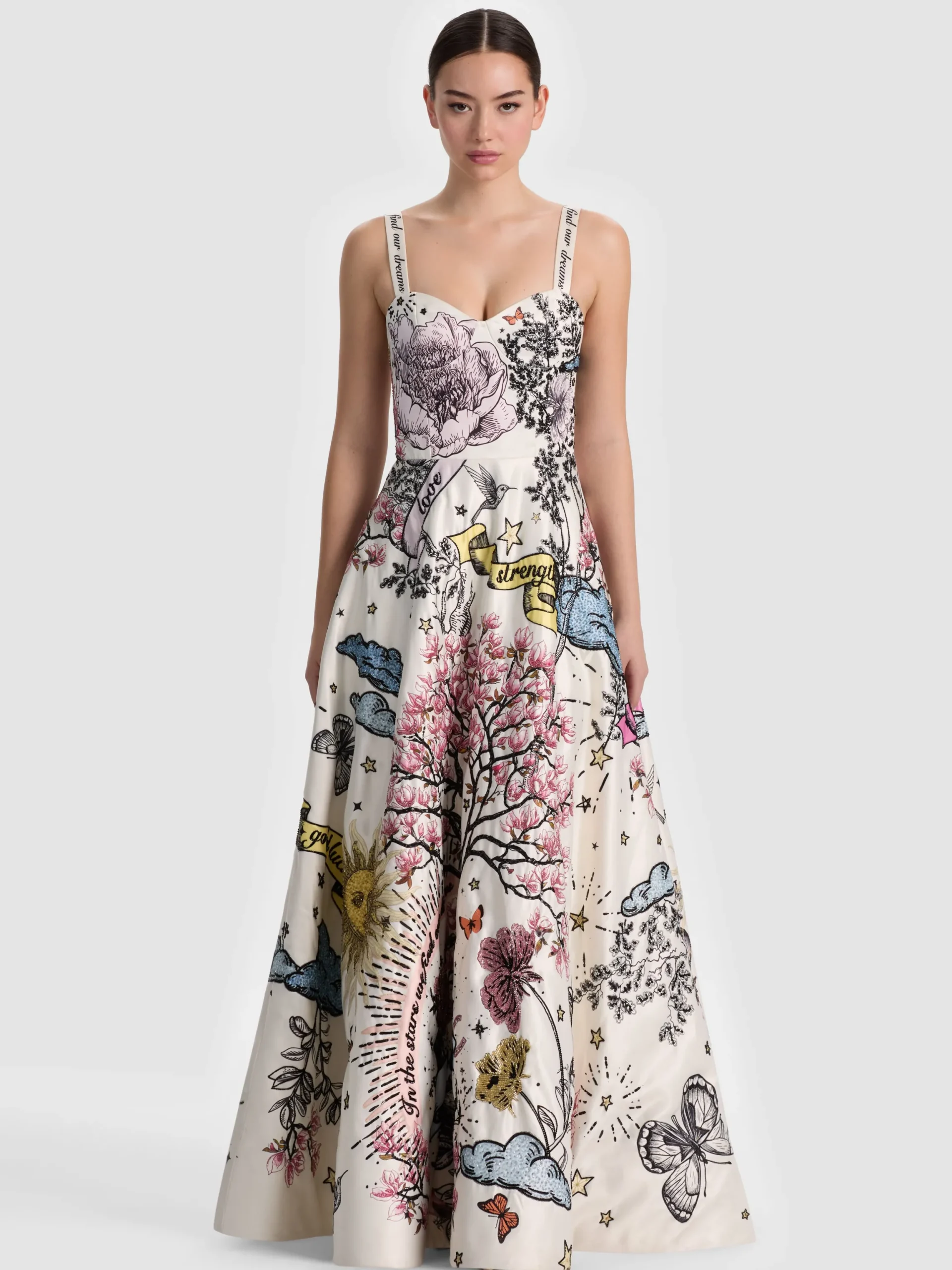 FIA EMBELLISHED MAXI GOWN