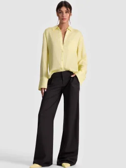 FINELY PINSTRIPED BUTTON DOWN