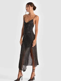 HARMONY EMBELLISHED SLIP DRESS