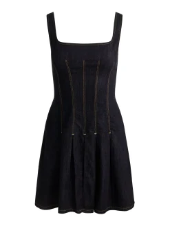 HOLLIS DENIM MINI DRESS
