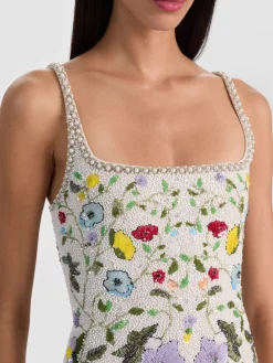 JULIA EMBELLISHED MINI GOWN