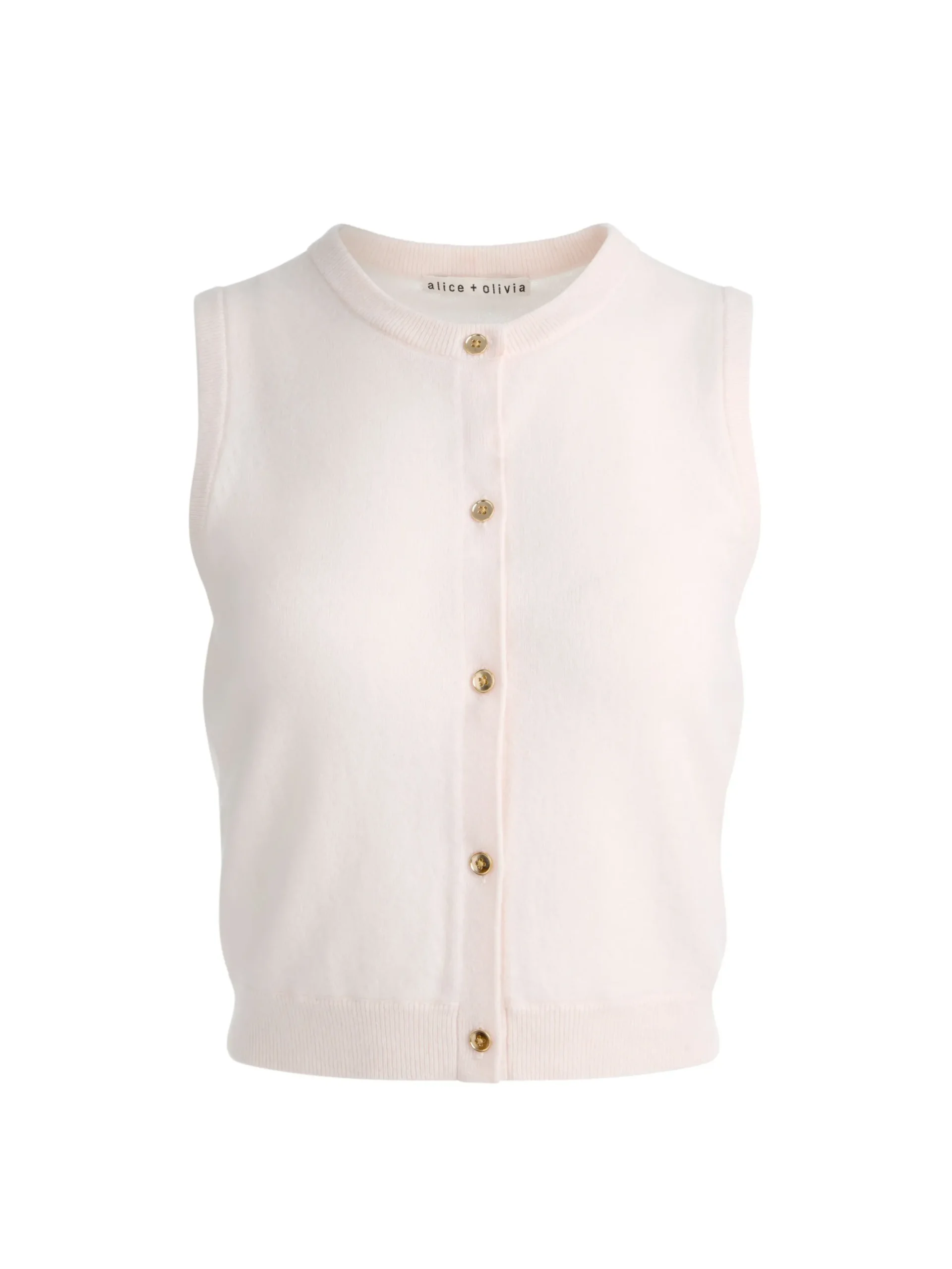 LOLY BUTTON FRONT CASHMERE VEST