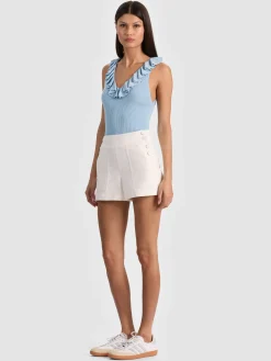 MARNIE RUFFLE TANK