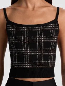 MAUDE PLAID BRALETTE