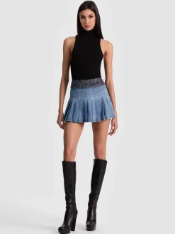 MERA DENIM MINI SKIRT