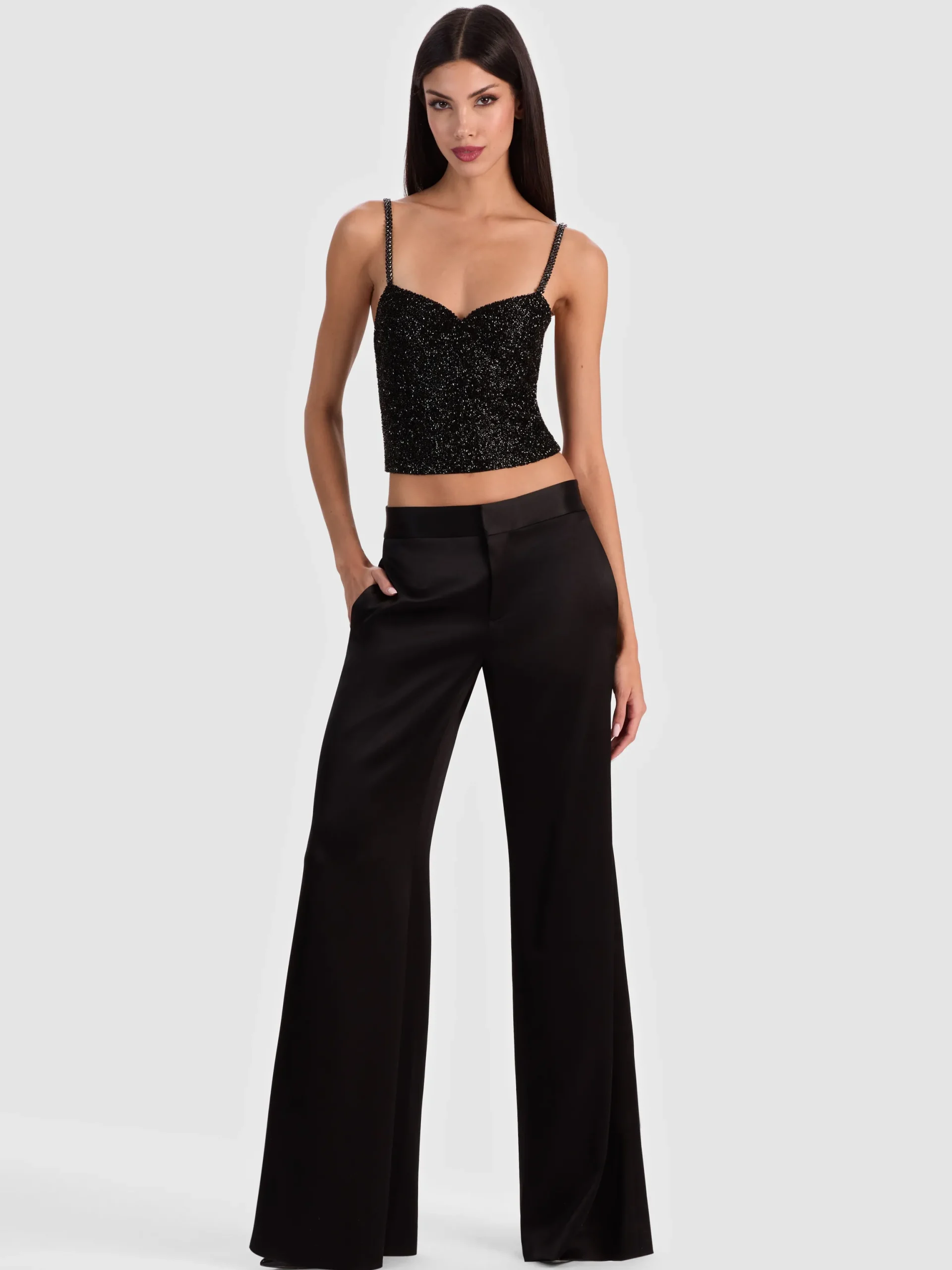 NINA EMBELLISHED BUSTIER TOP