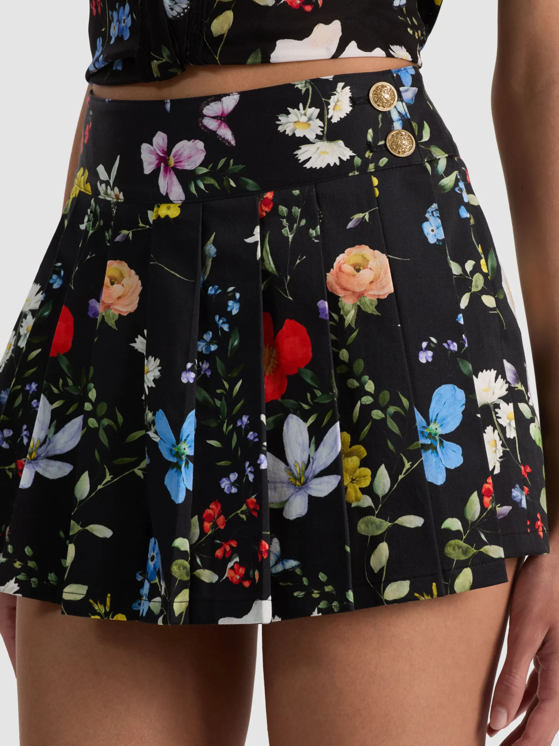NOAH PLEATED MINI SKORT