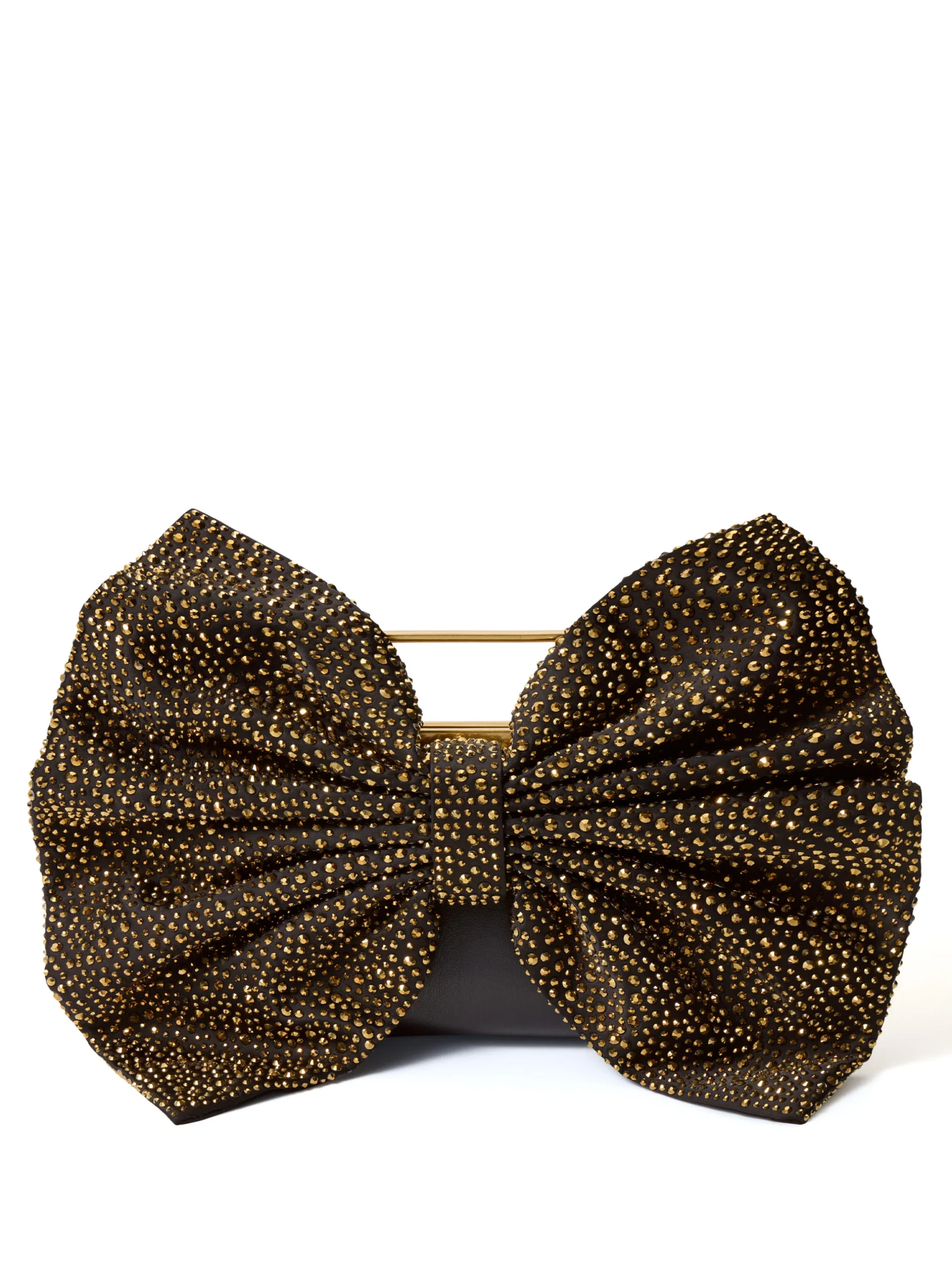 RAVEN EMBELLISHED BOW BAG