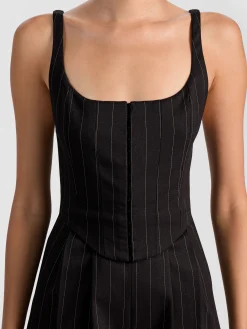 REBECCA TAILORED VEST JUMPSUIT