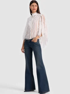 RHEBA LACE TOP