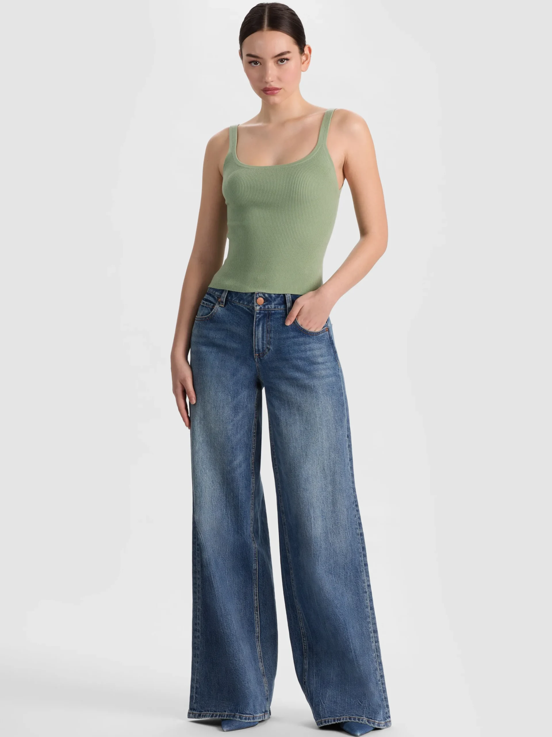 SHANA RIBBED TANK