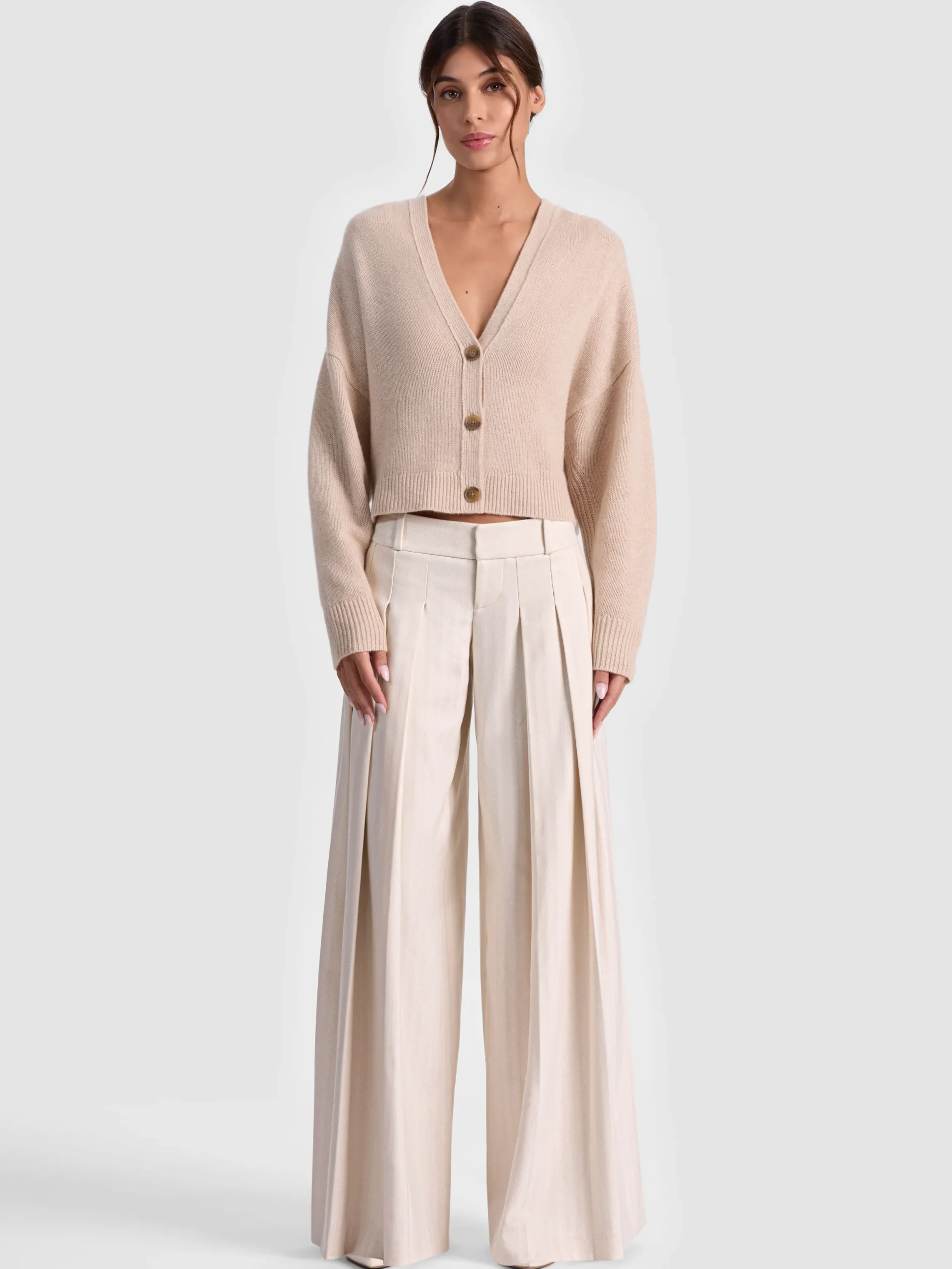 SIMON PLEATED TROUSER