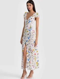 TARA MIDI SLIP DRESS