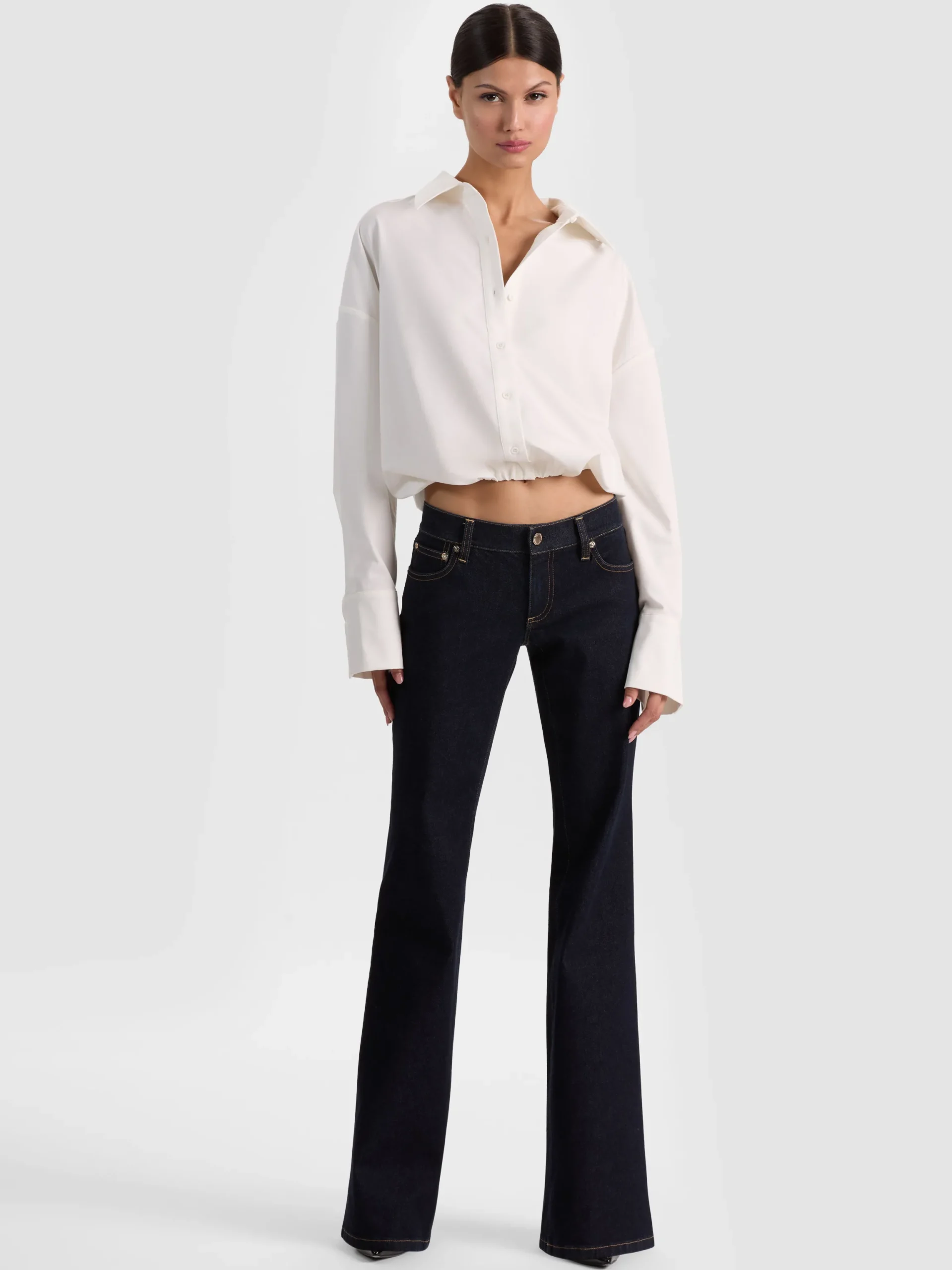TOBIE CINCHED BUTTON DOWN